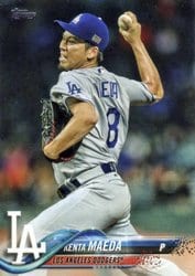 2018 Topps Base Set Kenta Maeda #484 card