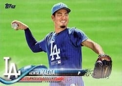 2018 Topps Base Set Kenta Maeda #484 card