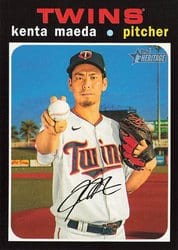 2020 Topps Heritage Base Set Kenta Maeda #538 card