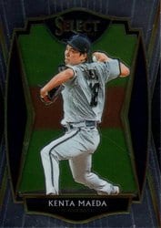 2021 Panini Select Base Set Kenta Maeda #148 card