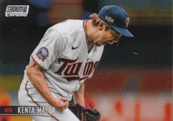 2021 Stadium Club Chrome Base Set Kenta Maeda #206 card