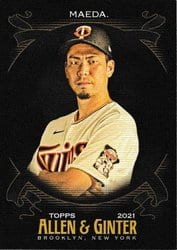 2021 Topps Allen & Ginter X Base Set Kenta Maeda #309 card