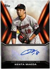 2021 Topps Japan Edition Autographs Kenta Maeda #TJA-KM card