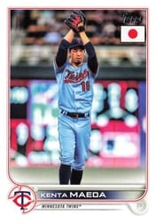 2022 Topps Japan Edition Base Set Kenta Maeda #124 card