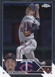 2023 Topps Chrome Update Base Set Kenta Maeda #USC142 card