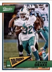 2018 Panini Classics Base Set Kenyan Drake #55 card