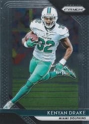 2018 Panini Prizm Base Set Kenyan Drake #84 card