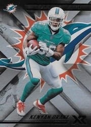 2018 Panini XR Base Set Kenyan Drake #5 card