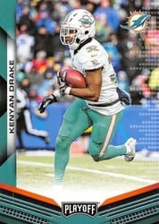 2019 Panini Playoff Base Set Kenyan Drake #9 card