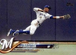 2018 Topps Base Set Keon Broxton #61 card
