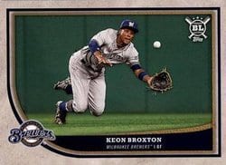 2018 Topps Big League Base Set Keon Broxton #243 card