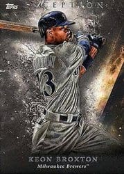 2018 Topps Inception Base Set Keon Broxton #29 card