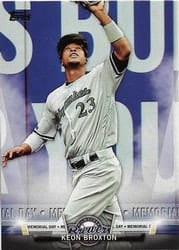 2018 Topps Topps Salute (Series One) Keon Broxton #TS-56 card