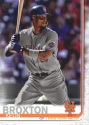 2019 Topps Base Set Keon Broxton #416 card