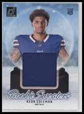 2024 Donruss Rookie Holiday Sweater Keon Coleman #RHS-KCO card