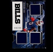 2024 Panini Absolute Rookie Premiere Materials Keon Coleman #RPM-KCN card