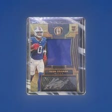 2024 Panini Gold Standard Rookie Jersey Autographs Jumbo Keon Coleman #251 card