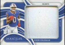2024 Panini Immaculate Collection Rookie Numbers Keon Coleman #24 card