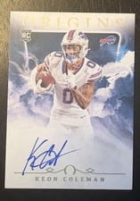 2024 Panini Origins Rookie Autographs Keon Coleman #RAU-KCO card