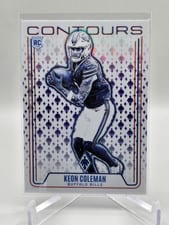 2024 Panini Phoenix Contours Keon Coleman #CON-KCN card