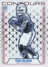 2024 Panini Phoenix Contours Keon Coleman #CON-KCN card