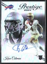 2024 Panini Prestige Xtra Points Signatures Premium Keon Coleman #339 card