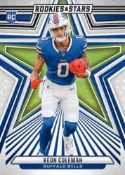 2024 Panini Rookies & Stars Base Set Keon Coleman #163 card