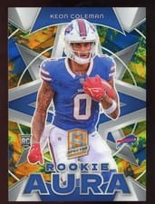 2024 Panini Spectra Rookie Aura Keon Coleman #RA-KCN card