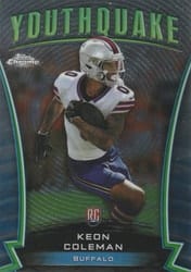 2024 Topps Chrome Youthquake Keon Coleman #Y-21 card