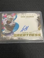 2024 Topps Inception Dawn of Greatness Autographs Keon Coleman #DGA-KC card