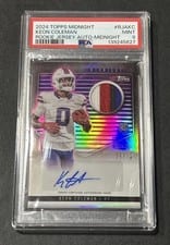 2024 Topps Midnight Rookie Jersey Autographs Keon Coleman #RJA-KC card