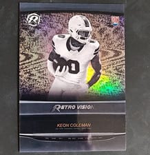2024 Topps Resurgence Retro Vision Keon Coleman #RV-28 card