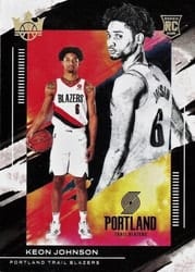 2021-22 Panini Court Kings Base Set Keon Johnson #156 card