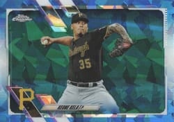 2021 Topps Chrome Sapphire Edition Base Set Keone Kela #351 card
