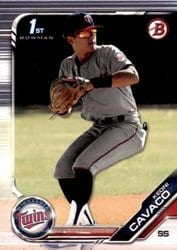 2019 Bowman Draft Base Set Keoni Cavaco #BD-65 card