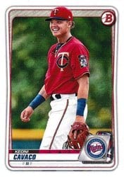 2020 Bowman Draft Base Set Keoni Cavaco #BD-22 card