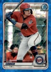 2020 Bowman Sapphire Edition Base Set Keoni Cavaco #BCP-118 card