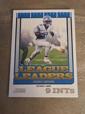 2025 Score League Leaders Kerby Joseph #7 card