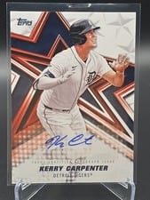 2026 Topps Baseball Stars Autographs Kerry Carpenter #BSA-KCA card
