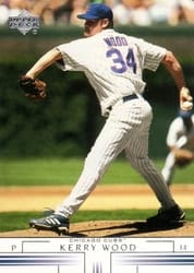 2002 Upper Deck Base Set Kerry Wood #303 card