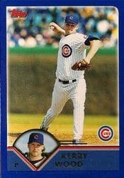 2003 Topps Base Set Kerry Wood #16 card