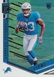 2018 Donruss Elite Base Set Kerryon Johnson #173 card