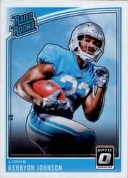 2018 Donruss Optic Base Set Kerryon Johnson #170 card
