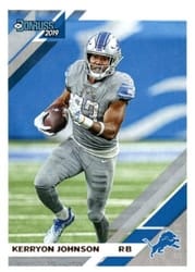 2019 Donruss Base Set Kerryon Johnson #91 card