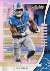 2019 Panini Absolute Base Set Kerryon Johnson #74 card