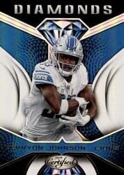 2019 Panini Certified Diamonds Kerryon Johnson #DI-KJ card