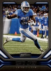 2019 Panini Playbook Base Set Kerryon Johnson #75 card