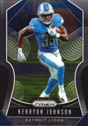 2019 Panini Prizm Base Set Kerryon Johnson #112 card