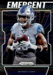 2019 Panini Prizm Emergent Kerryon Johnson #16 card