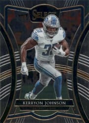 2019 Panini Select Base Set Kerryon Johnson #187 card